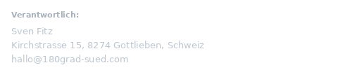 Kontaktadresse 180° Süd